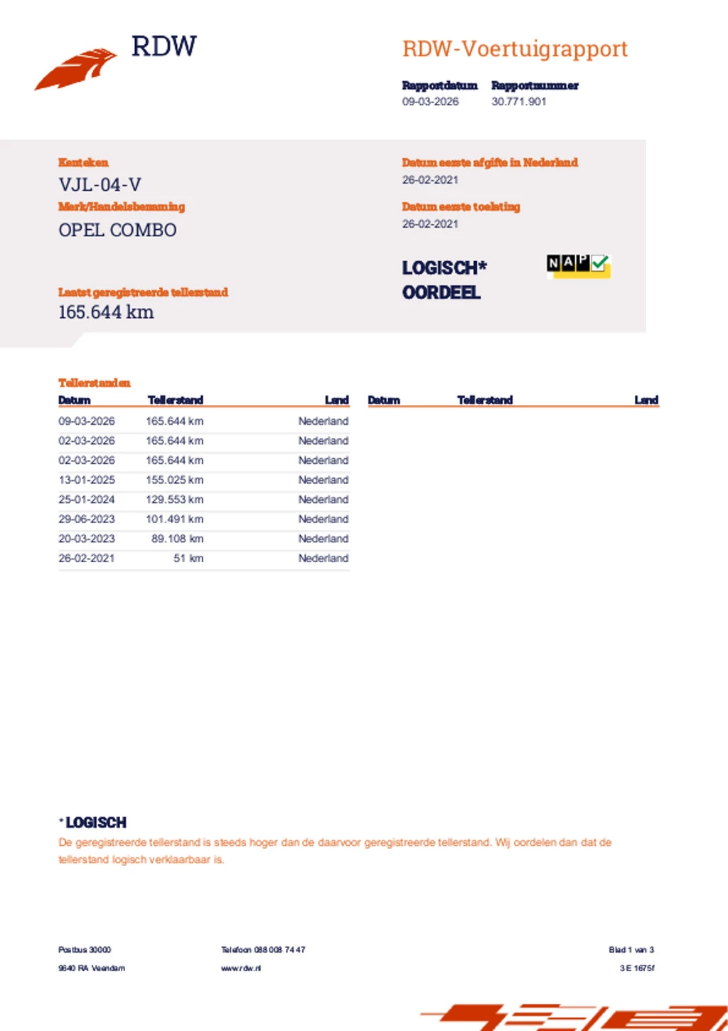 Hoofdafbeelding Opel Combo