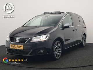 SEAT Alhambra 1.4 TSI FR Business Intense 7 Persoons 150pk Dealer O.H. | Trekhaak Af Fabriek | Panodak | Adaptive Cruise | Camera | Apple Carplay | Alcantara Sportstoelen Verwarmd | Keyless | Blis | Navigatie | DAB |