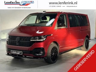 Volkswagen Transporter 2.0 TDI 150 pk Dubbel Cabine Unieke Kleur Navi, Camera, 20" LMV, LED Koplampen, Adapt. Cruise, Privacyglas, 5-Zits