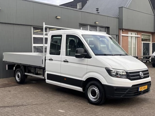 Hoofdafbeelding Volkswagen Crafter Volkswagen Crafter 35 2.0 TDI L4 DC Maxi Airco Cruise Control Open laadbak 7-persoons Euro 6 Open laadbak Pick-up p-up Bakwagen 1e eigenaar Telefoonverbinding