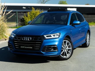 Audi Q5 55 TFSI e quattro Competition|B&O|Panoramadak|Camera 360°|Gekoelde stoelen|Stuur verw.|Gekoelde en verwarmde bekerhouders|Memory|Head up|Keyless|Sfeerverlichting