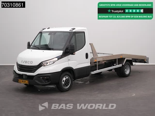 Iveco Daily 35C16 3.0L Autotransporter Dubbellucht 160PK Airco Cruise Camera Lier Euro6 Abschleppwagen Car Transporter Airco Cruise control