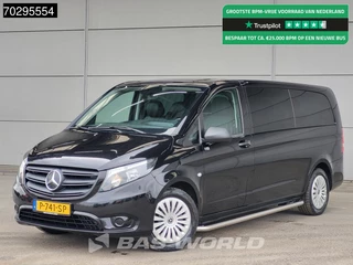 Mercedes Vito 114 Incl.BPM/Ex.BTW Personenvervoer Automaat 9-Persoons L2H1 Navi Airco Cruise Euro6 APK 05-2026 TV VIP Taxi Passenger Transport Airco Cruise control