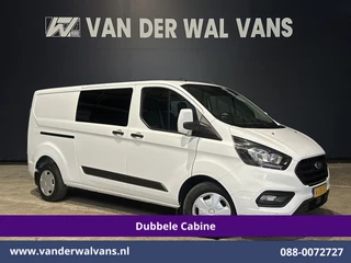 Ford Transit Custom 2.0 TDCI 130pk L2H1 Dubbele Cabine Euro6 Airco | 6-Zits | LED | Cruisecontrol | Trekhaak Parkeersensoren, Verwarmde voorruit