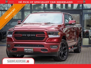 Dodge Ram 1500 SPORT | MARGE BTW VRIJ | MWK KLEP | ADAPTIVE CRUISE | 5.7 V8 HEMI 4X4 | PANORAMA DAK | 360 CAMERA RONDOM ZICHT | DUBBELE CABINE | 5 PERSOONS | LET OP! UNIEK BTW VRIJ MARGE !