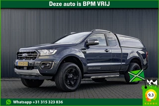 Hoofdafbeelding Ford Ranger Ford Ranger BiTurbo EcoBlue Wildtrak | 213PK | Automaat | Camera | CarPlay | Navi | LED | Climate | Cruise | 3.5T Trekgewicht | Euro 6