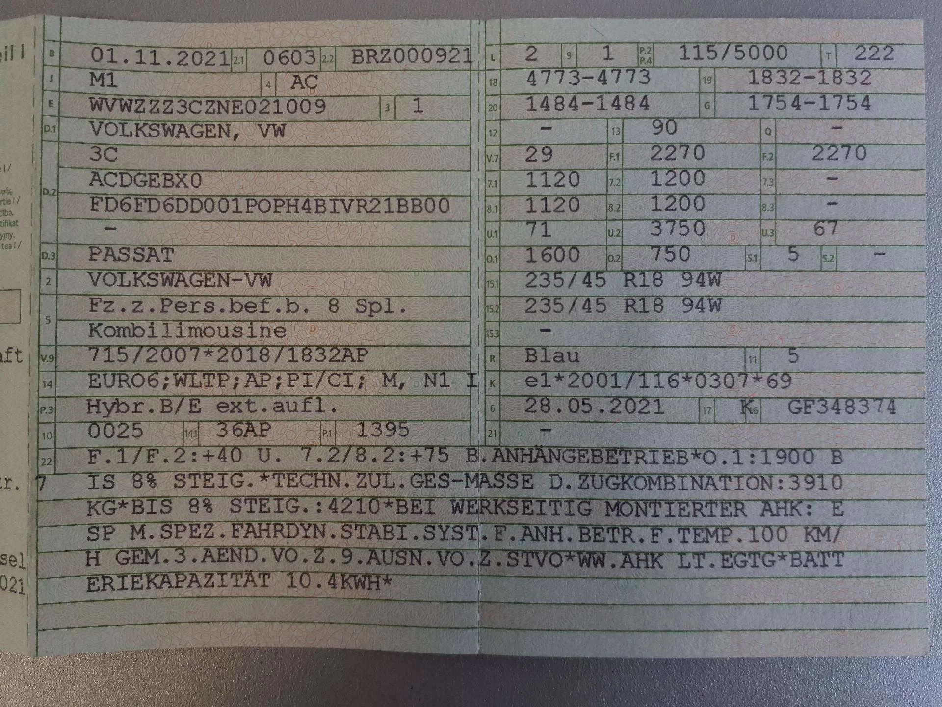 Hoofdafbeelding Volkswagen Passat