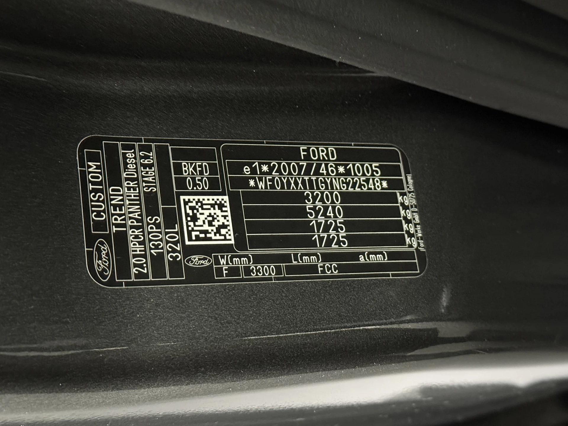 Hoofdafbeelding Ford Transit Custom