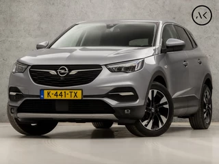 Hoofdafbeelding Opel Grandland X Opel Grandland X 1.2 Turbo Deluxe Automaat (APPLE CARPLAY, GROOT NAVI, STUUR/STOELVERWARMING, LEDER, SPORTSTOELEN, GETINT GLAS, ADAPTIVE CRUISE, LED KOPLAMPEN, NIEUWE APK, NIEUWSTAAT)