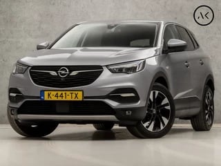 Opel Grandland X 1.2 Turbo Deluxe Automaat (APPLE CARPLAY, GROOT NAVI, STUUR/STOELVERWARMING, LEDER, SPORTSTOELEN, GETINT GLAS, ADAPTIVE CRUISE, LED KOPLAMPEN, NIEUWE APK, NIEUWSTAAT)