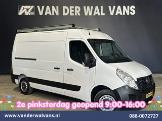 Opel Movano 2.3 CDTI 146pk L2H2 Euro6 Airco | Imperiaal | Navigatie | Camera | Cruisecontrol | 2500kg Trekhaak Parkeersensoren, Trap, Bijrijdersbank