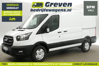 Ford Transit L2H2 NIEUW | 165PK | BPM Vrij | Automaat Airco Camera Carplay 2xSchuifdeur Cruise PDC 3 Pers Trekhaak