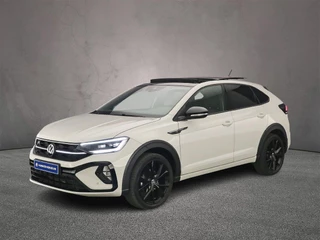 Hoofdafbeelding Volkswagen Taigo Volkswagen Taigo R-Line 1.0 TSI 110pk DSG Automaat Panoramadak, Adaptive cruise control, LED matrix koplampen, Black style, Achteruitrijcamera, Stoelverwarming