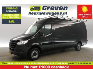 Mercedes-Benz Sprinter 319 CDI L3H2 191PK Automaat Airco Cruise Camera Carplay PDC 3 Persoons Imperiaal Ladder Elektrpakket