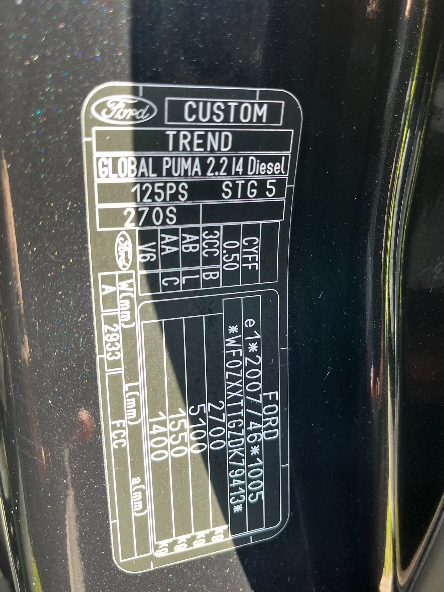 Hoofdafbeelding Ford Transit Custom