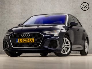 Audi A3 Sportback 35 TFSI S-Line Sport 150Pk Automaat (APPLE CARPLAY, GROOT NAVI, ELEK BESTUURDERSSTOEL, ADAPTIVE CRUISE, STOELVERWARMING, ELEK ACHTERKLEP, ZWART HEMEL, KEYLESS, DAB+, NIEUWSTAAT)