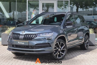 Hoofdafbeelding Škoda Karoq Skoda Karoq 1.5 SportLine TSI ACT 150pk | Leder | Adaptive | Climate | Virtual | Canton | Camera | LED | Carplay
