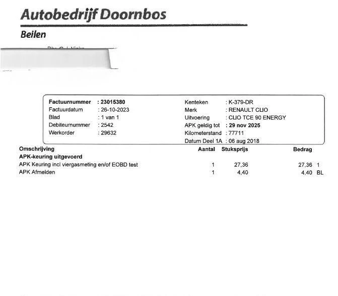 Hoofdafbeelding Renault Clio