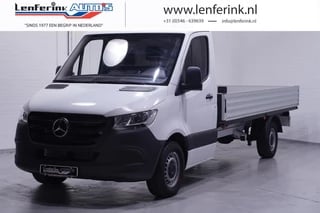 Mercedes-Benz Sprinter 317 CDI 170 pk Automaat Pick Up / Open Laadbak Airco, Cruise control, Apple Carplay, LxBxH 430x203x40 cm, Nieuw