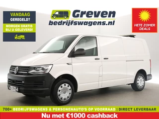 Volkswagen Transporter 2.0 TDI L2H1 150PK DSG Automaat 2xSchuifdeur Airco Cruise Camera Carplay PDC LED Trekhaak Zwaailamp