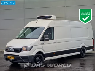 MAN TGE 3.180 Automaat XXL -15 Koelwagen Vries L5H3 Carrier Xarios 350 Kühlkasten 230V stekker Koel Koeler Vriezer Airco Cruise Camera 14m3 Airco Cruise control