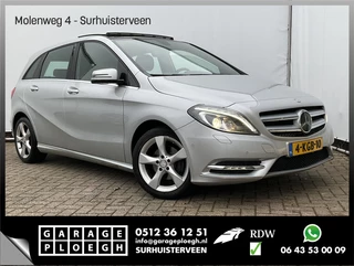 Hoofdafbeelding Mercedes-Benz B-Klasse Mercedes-Benz B-Klasse 180 Led Pano.dak Navi Clima Cruise Trekhaak Ambition Dealer-OH 76dkm+NAP