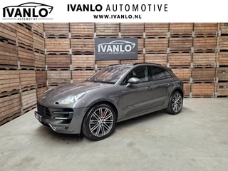 Porsche Macan 3.6 Turbo Pano leder luchtv. sport chrono Burm Navi camera 21"LM 400PK!