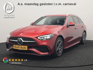 Mercedes-Benz C-Klasse Estate 300 e AMG Line Plug In Hybrid 313pk Dealer O.H PHEV | Trekhaak af Fabriek | Adaptive Cruise | 360 Camera | Digital LED  | Alcantara Sportstoelen Verwarmd | Sfeerverlichting | Keyless |