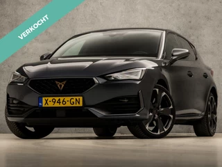CUPRA Leon 1.4 e-Hybrid VZ Sport 245Pk Automaat (APPLE CARPLAY, GROOT NAVI, MEMORY SEATS, KUIPSTOELEN, SFEERVERLICHTING, STUUR/STOELVERWARMING, CAMERA, LEDER, ADAPTIVE CRUISE, KEYLESS, NIEUWSTAAT)
