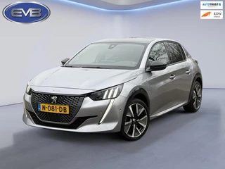 Peugeot E-208 EV GT Première 50 kWh, Panoramadak, achteruitrijcamera, stoelverwarming, 1/2 lederen sportinterieur, 17 inch