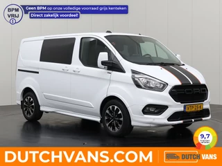 Ford Transit Custom 2.0TDCI 170PK Sport Automaat Dubbele Cabine | 2xSchuifdeur | Leder | Navigatie | Camera | Trekhaak