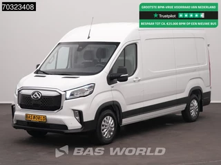 Maxus eDeliver 9 Elektrisch 72kWh 288km WLTP Stad 204PK Snelladen L3H2 LED Airco Cruise Camera Parkeersensoren Euro6 L3 Airco