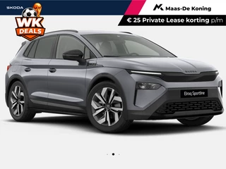 Hoofdafbeelding Škoda Elroq Škoda Elroq Sportline Elektromotor 150 kW / 204 PK SUV Business upgrade plus pakket | 3.000,- inruilbonus!!