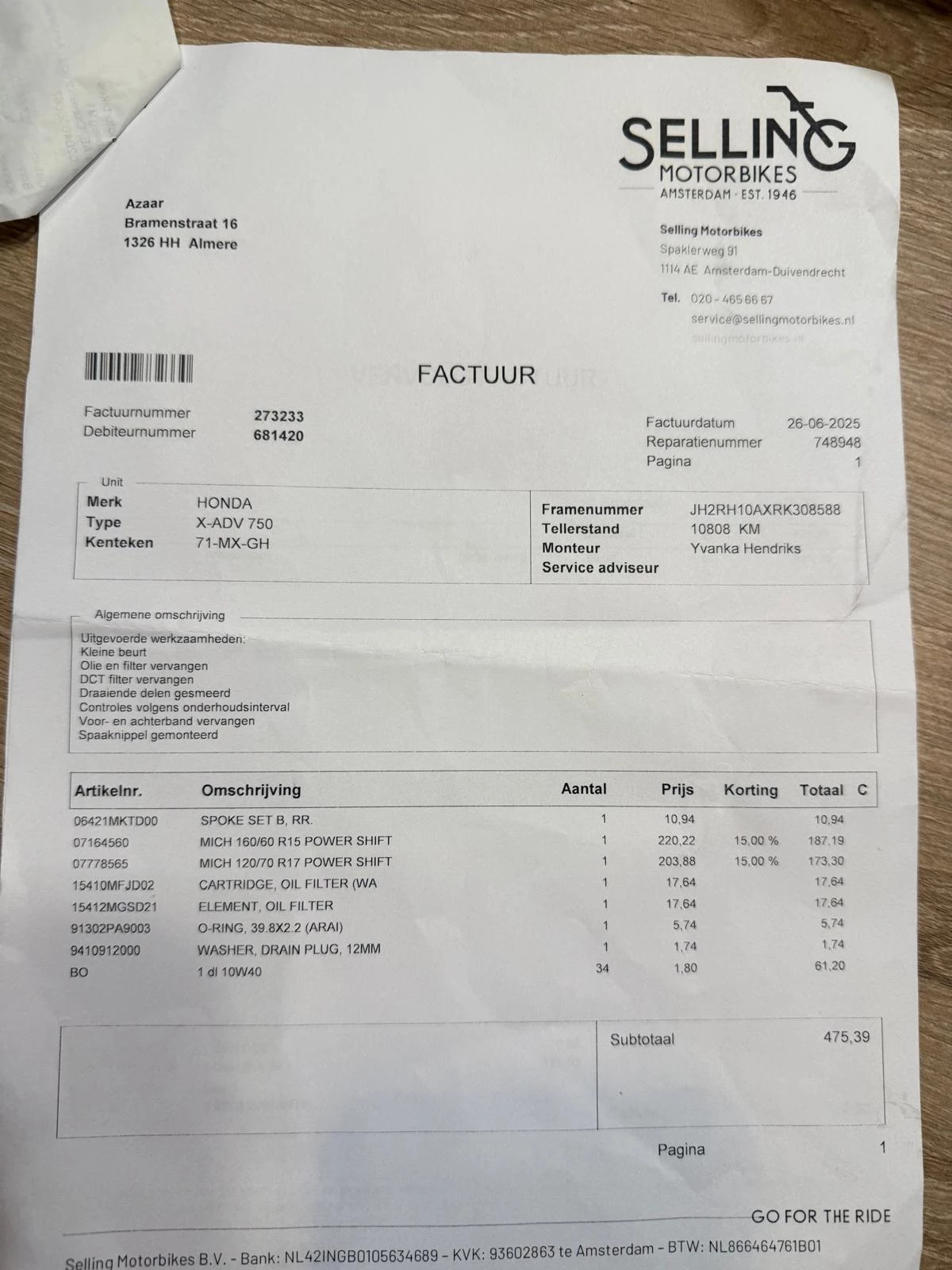 Hoofdafbeelding Honda NC 750