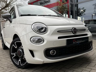 Fiat 500 1.2 *!* SPORT *!* NAVIGATIE/ LEDER/ CRUISE/ SPORTSTOELEN *!*