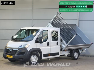 Opel Movano 140PK Driezijdige Kipper Dubbel Cabine Airco Cruise Euro6 Tipper Benne Kieper Dreiseitenkipper Airco Cruise control