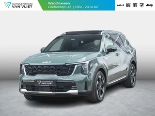 Hoofdafbeelding Kia Sorento Kia Sorento 1.6 T-GDi Plug-in Hybrid 4WD ExecutiveLine 7p. | Uit voorraad leverbaar | Full Option | City Scape Green