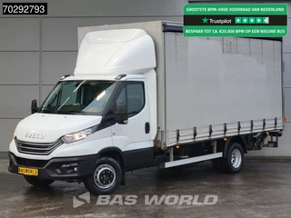 Iveco Daily 60C18 3.0L Automaat Laadklep 180PK Schuifzeilen Zeilen Airco Cruise D'Hollandia Euro6 Schuifzeil Koffer Gesloten laadbak Airco Cruise control