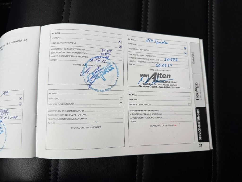 Hoofdafbeelding Fiat 124 Spider