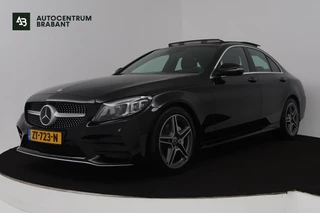 Mercedes-Benz C-klasse 180 Business Solution AMG (PANORAMADAK, SFEERVERLICHTING, STOELVERWARMING, ACHTERUITRIJCAMERA, SENSOREN)