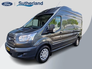 Ford Transit 350 2.0 TDCI L2H3 Trend 170 pk! | 3 Zitplaatsen | Extra hoog dak | RVS Opstap | Metallic lak | Betonplex vloer