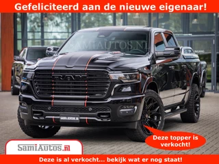 Dodge Ram Pick-Up 2025 LARAMIE SPORT HURRICANE 420PK 636 Nm | PRIJS MET LPG EN COVER EN GARANTIE | DUBBELE CABINE | PICK UP | 5 PERSOONS | DC | GRIJSKENTEKEN | VOORAAD 2189 - 9768