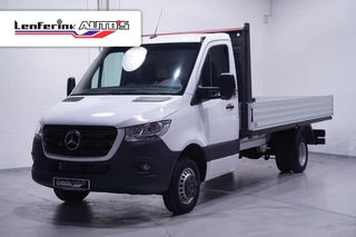 Mercedes-Benz Sprinter 515 CDI 150 pk Pick Up / Open Laadbak Dubbel Lucht Airco, Apple Carplay, Cruise Control, Nieuw ongebruikt 3-Zits