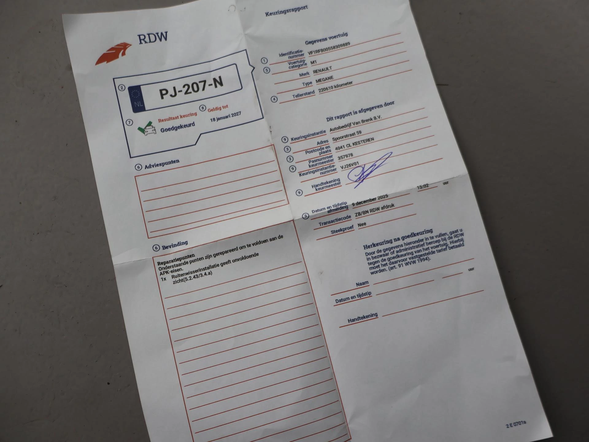 Hoofdafbeelding Renault Mégane Estate