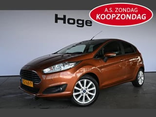 Ford Fiesta 1.0 EcoBoost Titanium Ecc Airco Navigatie 100% Dealer Onderhouden! Inruil Mogelijk!