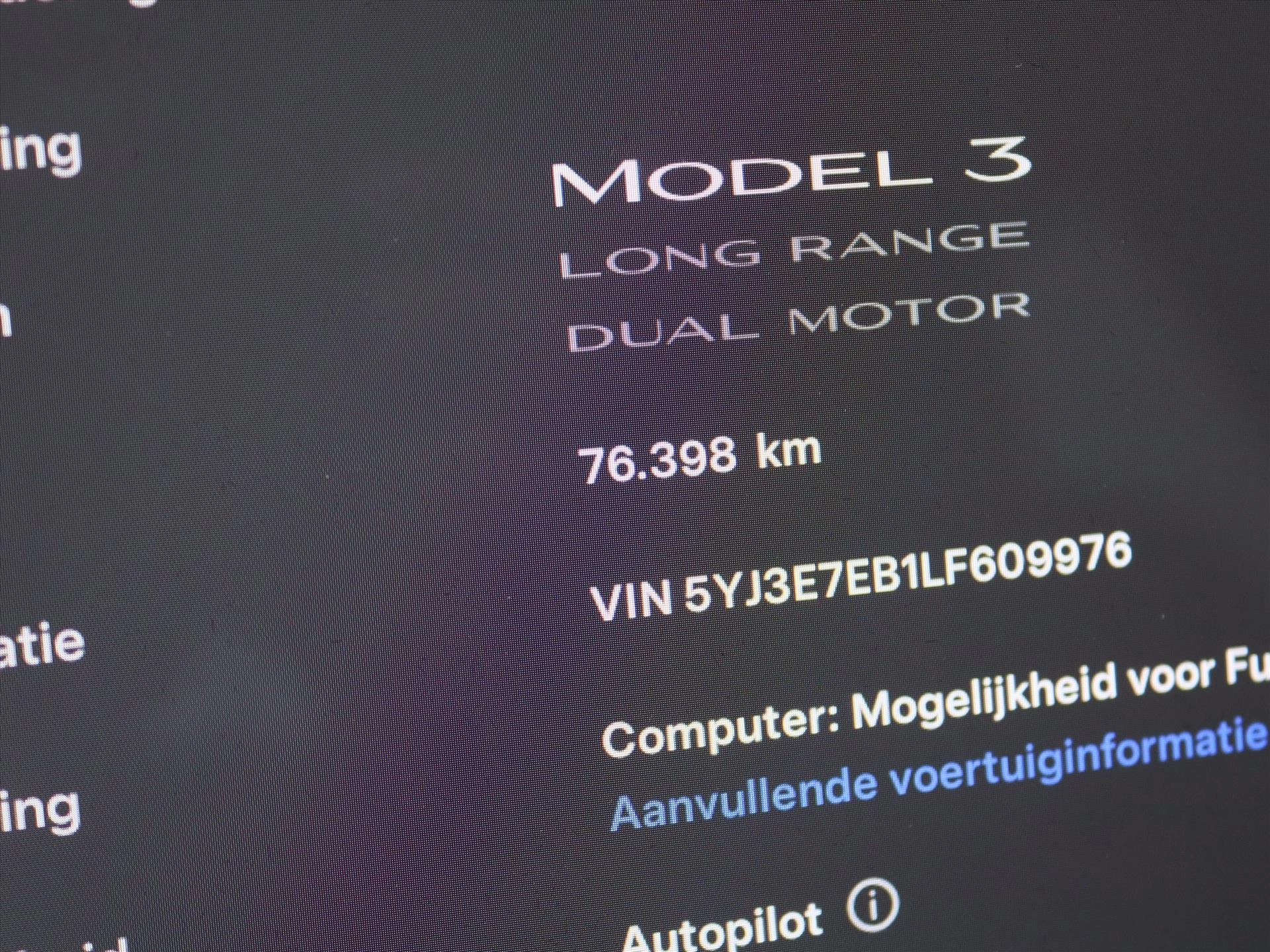 Hoofdafbeelding Tesla Model 3