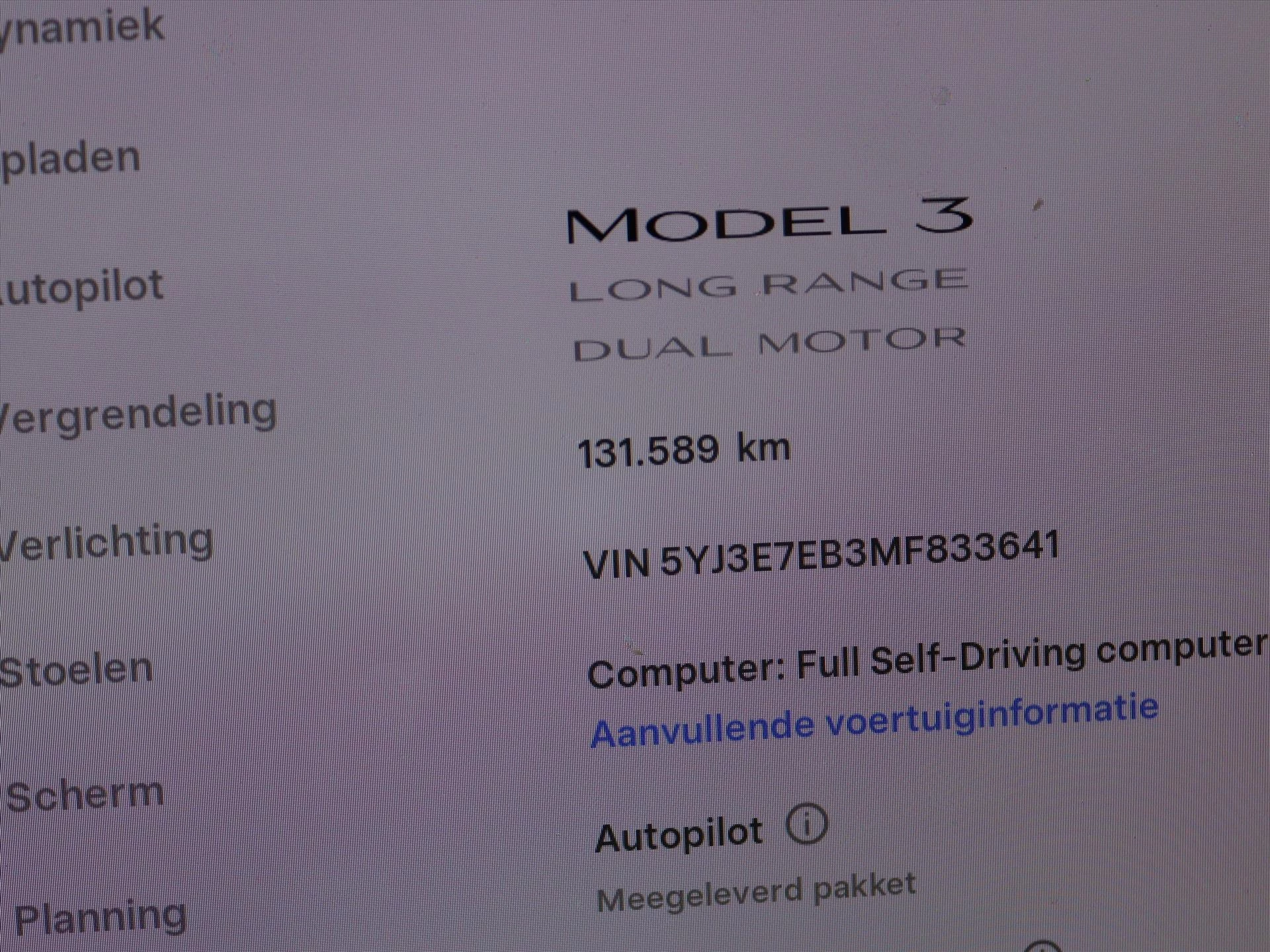 Hoofdafbeelding Tesla Model 3