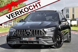 Mercedes-Benz C-klasse Estate 300 e AMG Premium Plus. Pano, Memory, Distro+, HUD, 360 3D, Trekh, Burm, Keyless, Digital, Stuurvw!