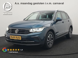 Volkswagen Tiguan 1.4 eHybrid Active Plug In Hybrid 245pk Dealer O.H. PHEV | Adaptive Cruise | 360 Camera | IQ Light | Voorstoelen & Stuur Verwarmd | Sfeerverlichting | Apple Carplay | Virtual | Keyless | Blis | Navigatie | DAB |