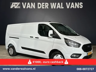 Ford Transit Custom 2.0 TDCI L2H1 Euro6 Airco | Camera | Apple Carplay | LED | Cruisecontrol 2800kg trekvermogen, Android Auto, Parkeersensoren, Verwarmde voorruit, Bijrijdersbank